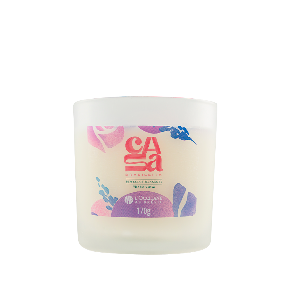 [BROBVS100659] Vela Perfumada Bem-Estar Relaxante 170g