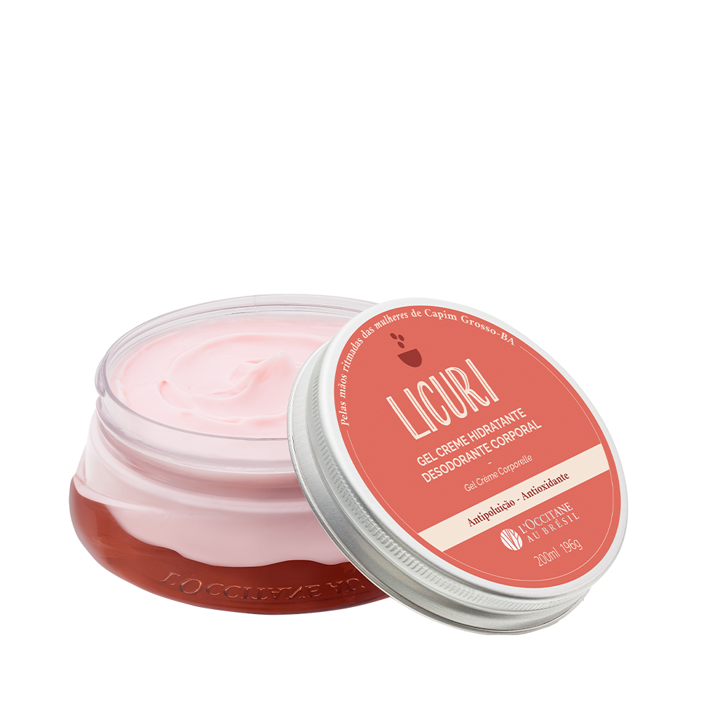 [BROBVS100569] Gel Creme Hidratante Desodorante Corporal Licuri 200ml