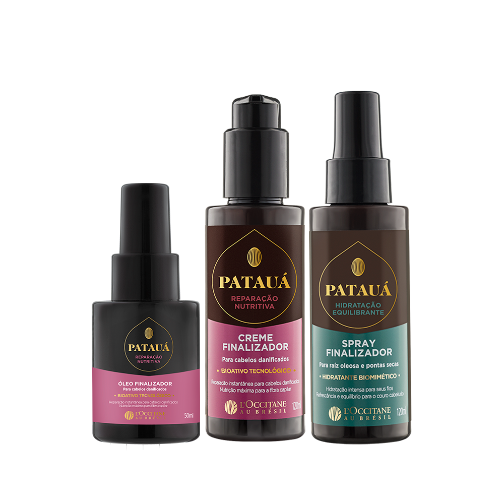 [424391] Trio Finalizador Reparação e Hidratação Patauá