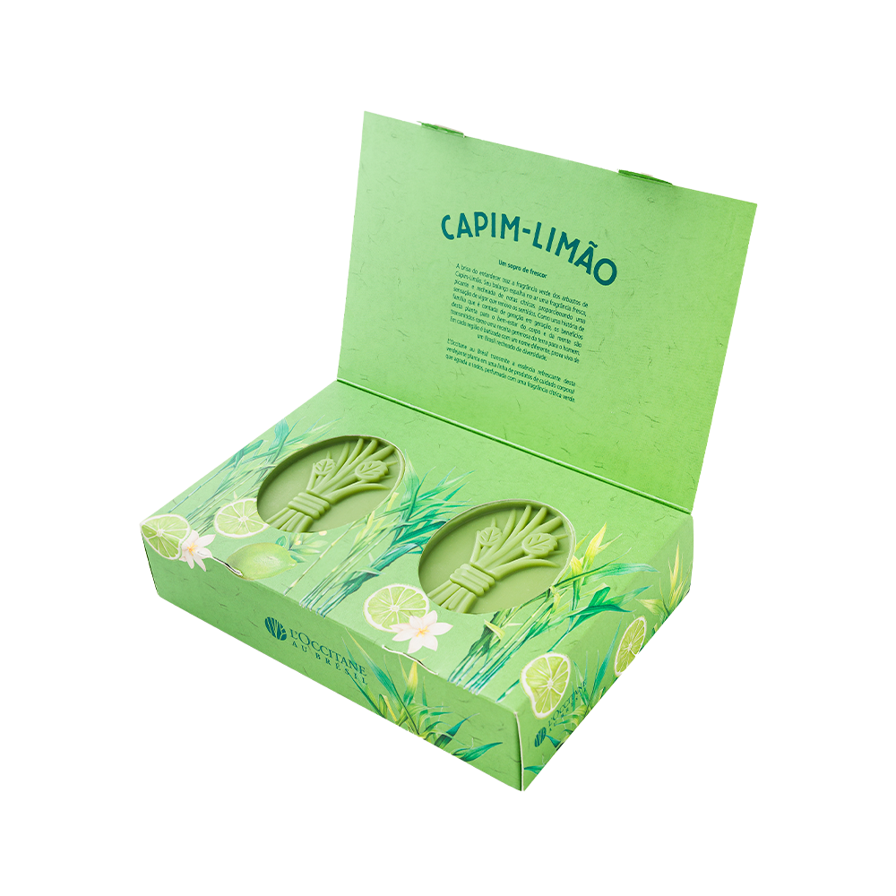Kit Sabonete Perfumado Capim-Limão