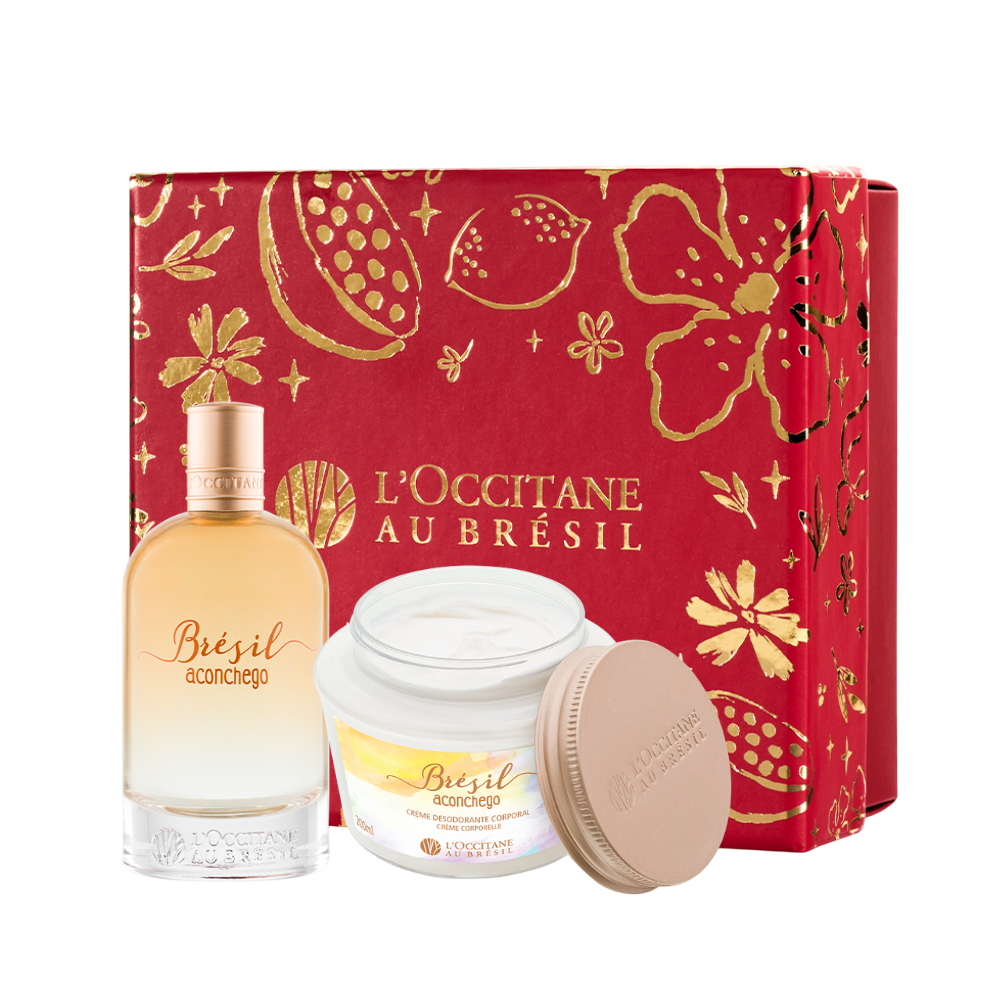 [424434] Presente Brésil Aconchego: Creme Corporal e Deo Colônia