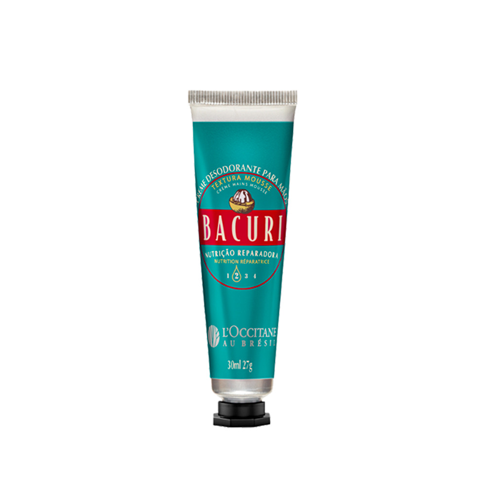 [BROBVS100562] Creme Desodorante de Mãos Textura Mousse Bacuri 30ml