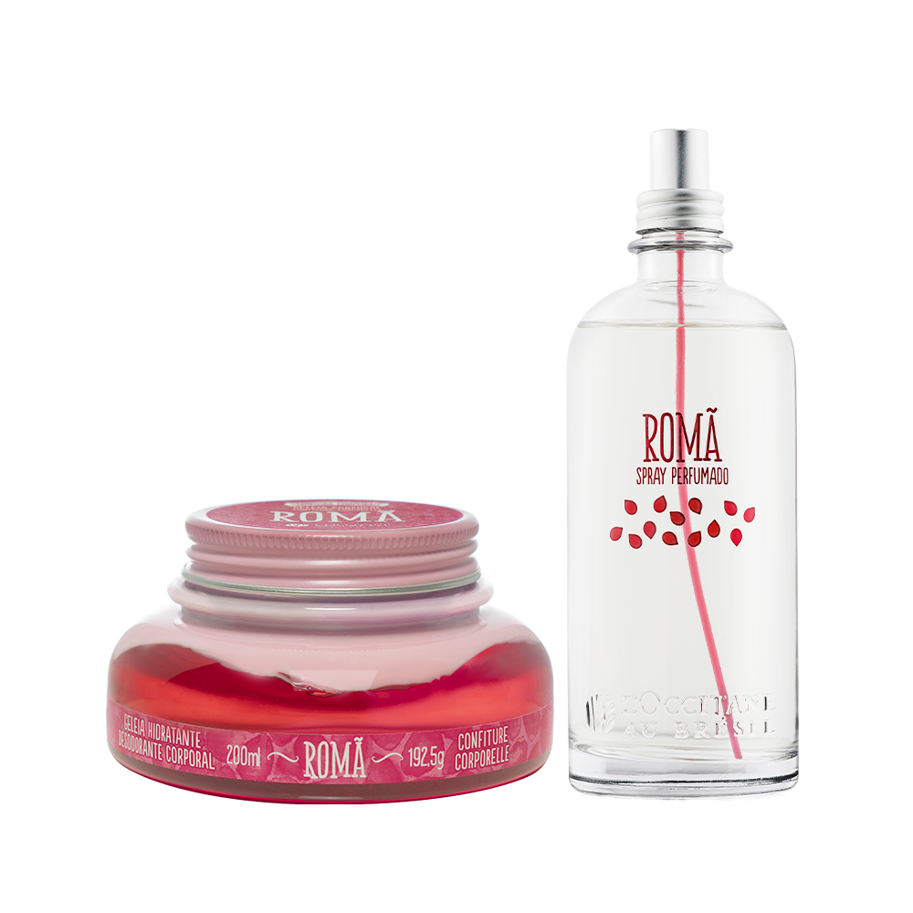 [313201] Combo Hidratação e Spray Perfumado Romã