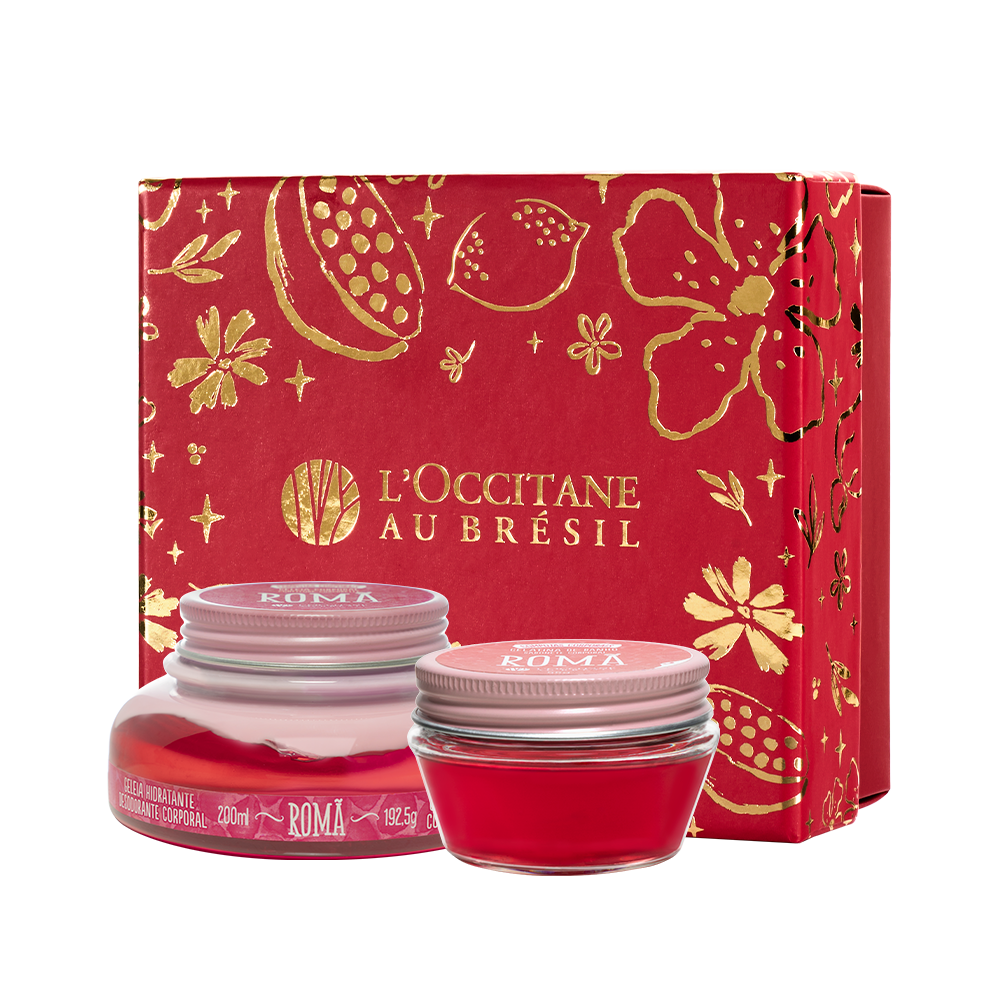[424423] Presente Romã: Gelatina de Banho e Geleia Hidratante Corporal