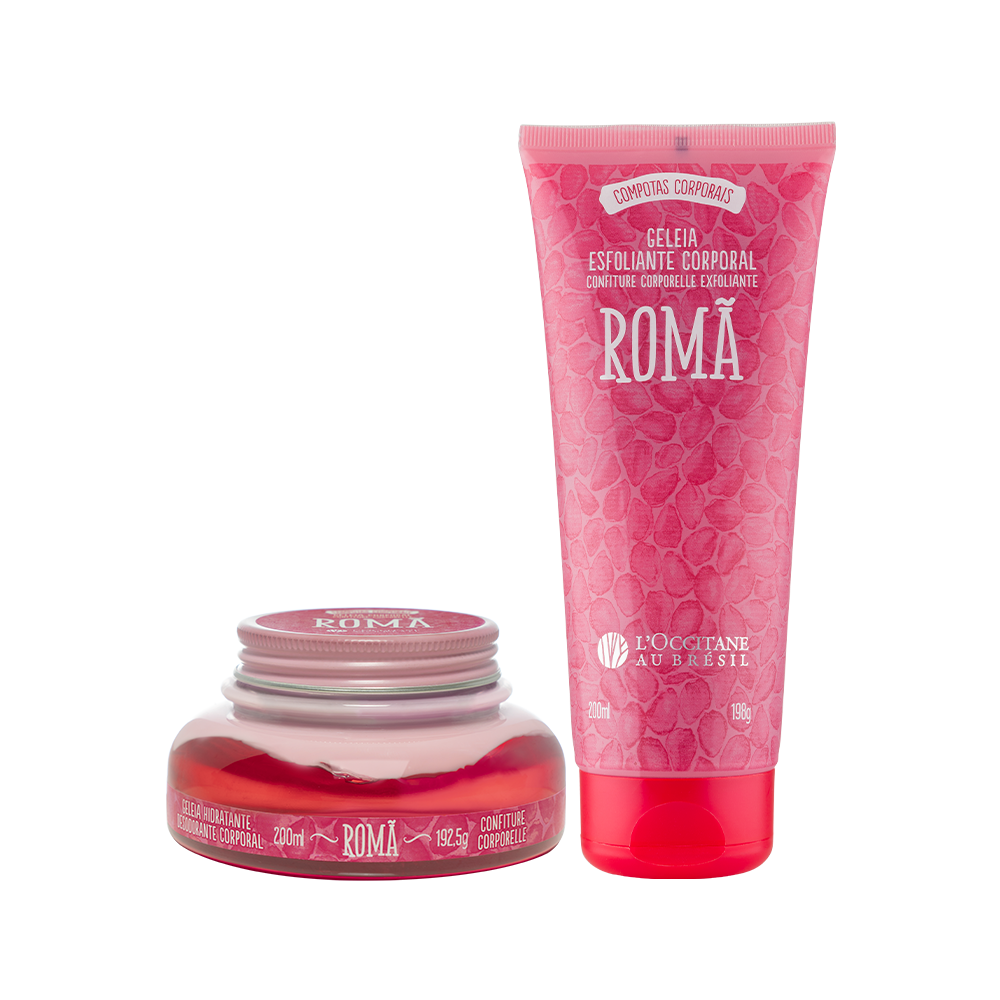[323345] Combo Cuidados Romã: Geleia Esfoliante e Geleia Hidratante